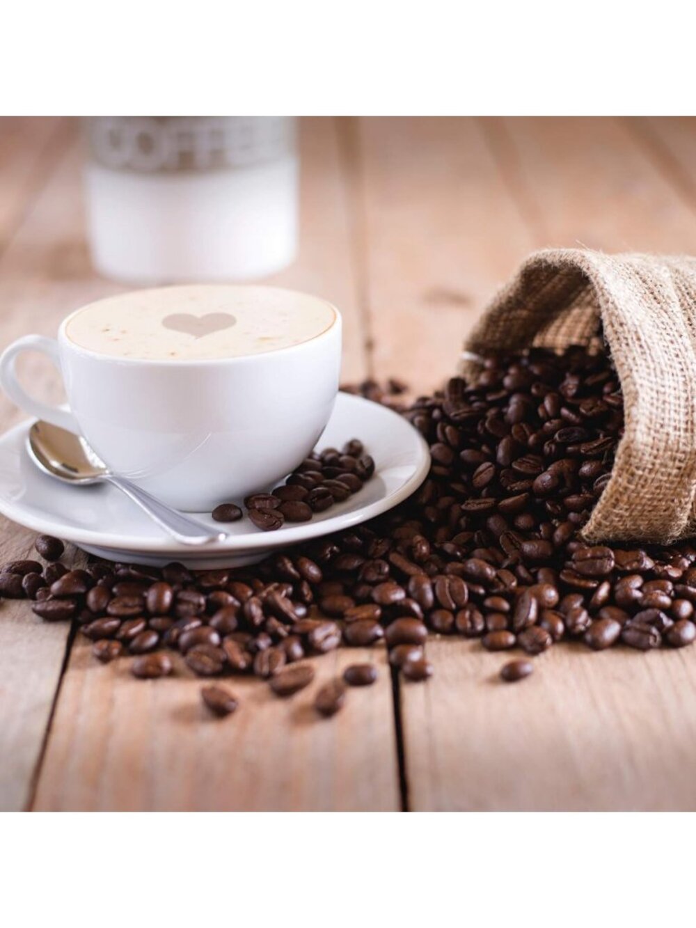 Large Coffee Bean Scented Candle in Glass Jar - 21.25 oz, Cozy Home Decor - Picture 4 of 6